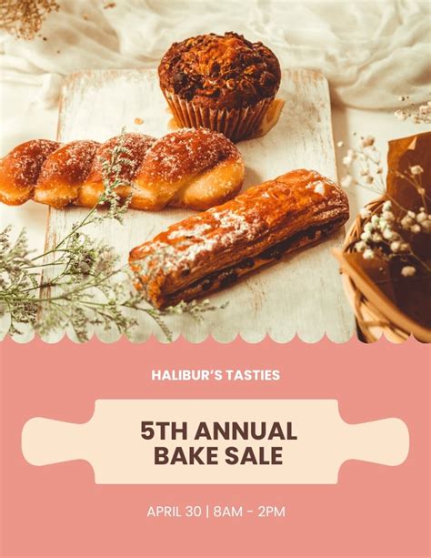 Bake Sale Template Word