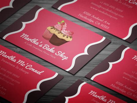 Bakery Card Template