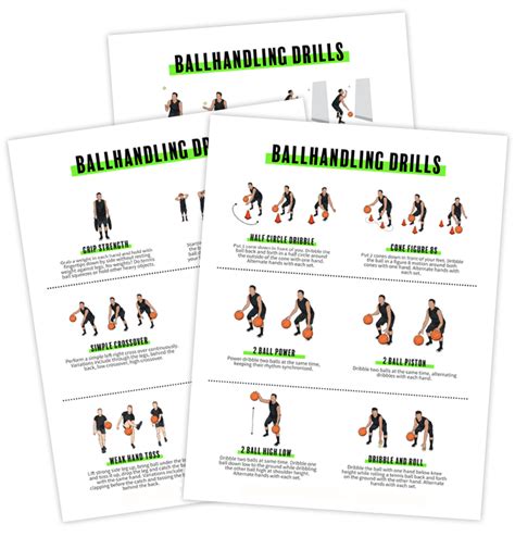 Ball Handling Drills Template