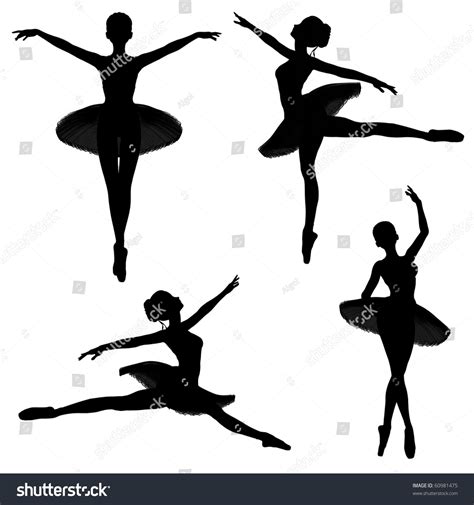 Ballerina Silhouette with Tutu