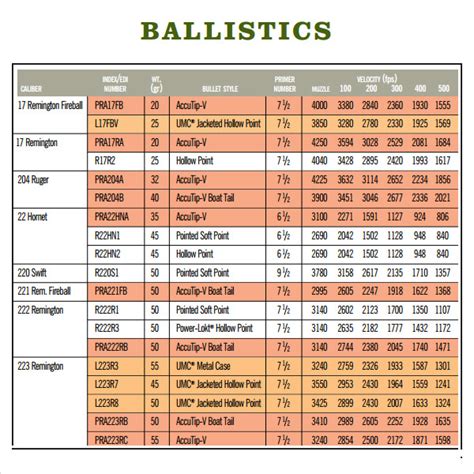 Ballistic Performance