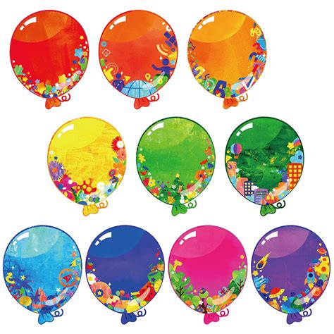 Balloon Cutouts for Decorations