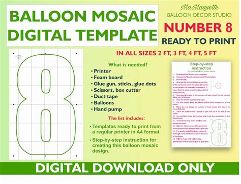 Benefits of using balloon mosaic templates