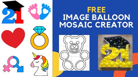 Balloon Mosaic Template Gallery 2