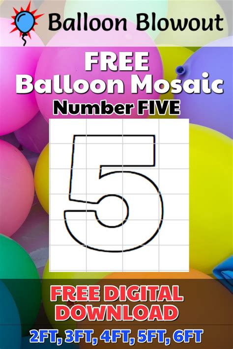 Balloon Mosaic Template Gallery 5