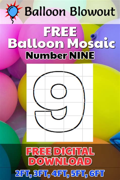 Balloon Mosaic Template Gallery 9