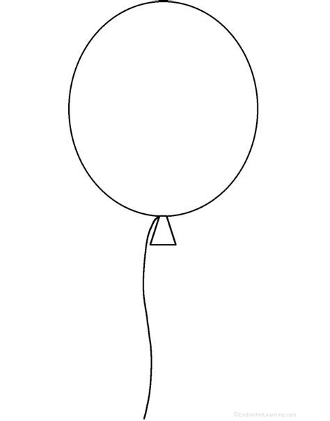 Balloon templates for parties