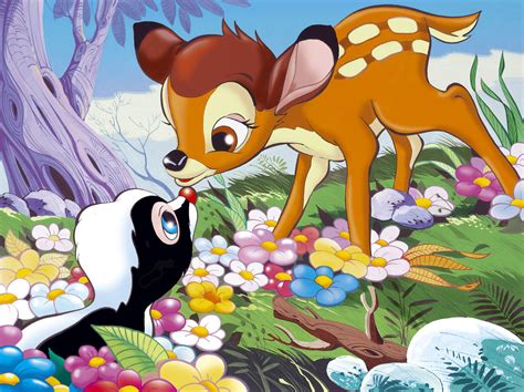 Bambi and Flower