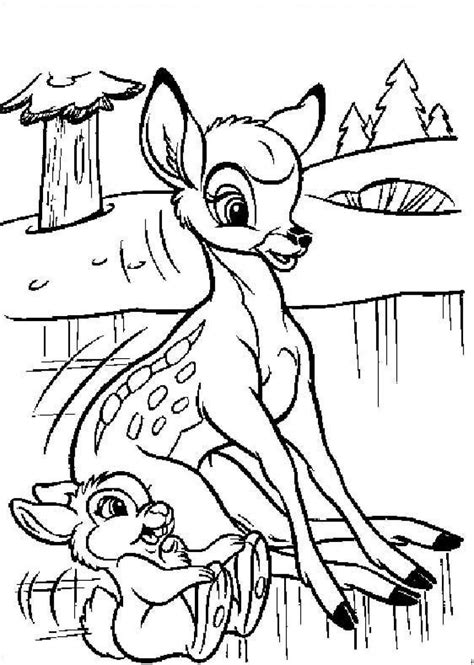 Bambi Coloring Pages for Kids