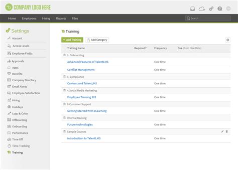 BambooHR Professional Development Tracking