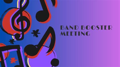 Band Boosters Meeting