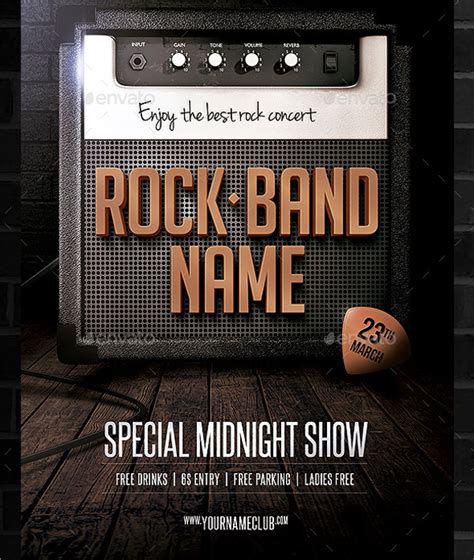 Band Flyer Templates