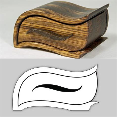 Curved Wooden Box