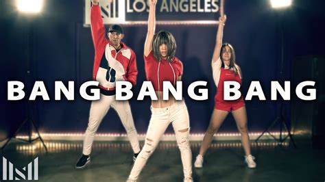 Dancers performing the Bang Bang dance moves