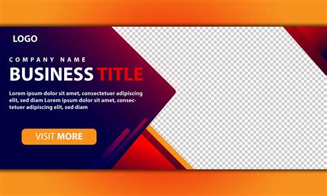 Banner template design