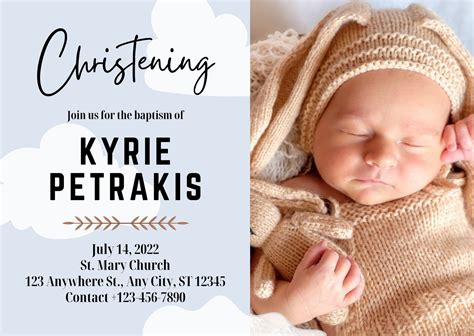 Baptism Card Greetings