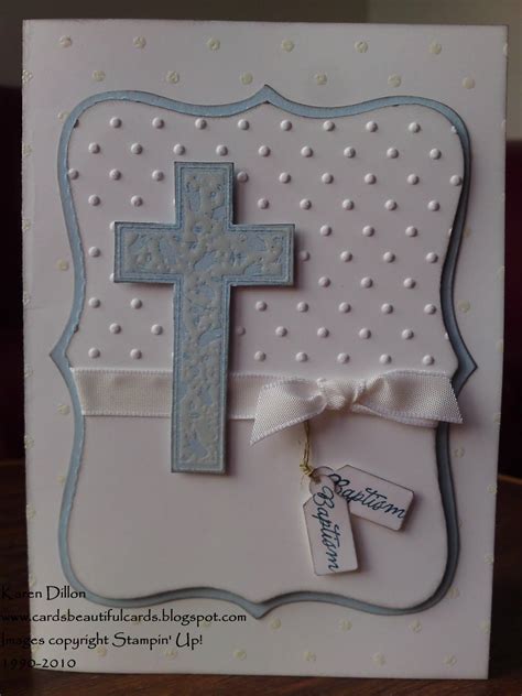 Baptism Card Ideas for Boys