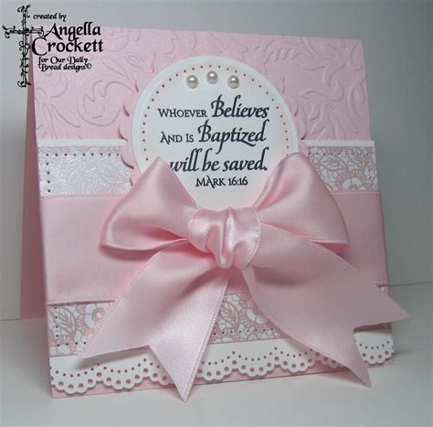 Baptism Card Ideas for Girls