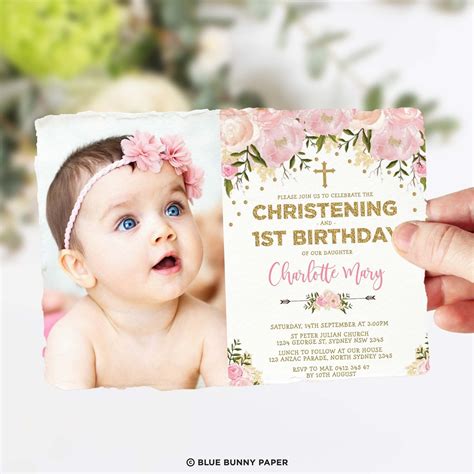 Baptism invitation idea 1