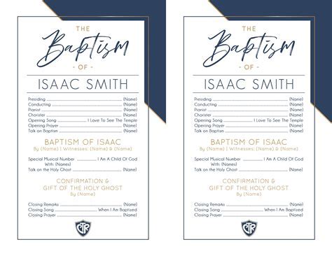 Baptism Program