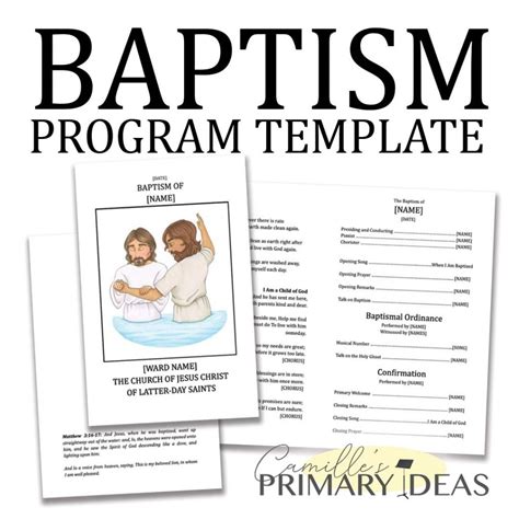 Baptism Program Outline