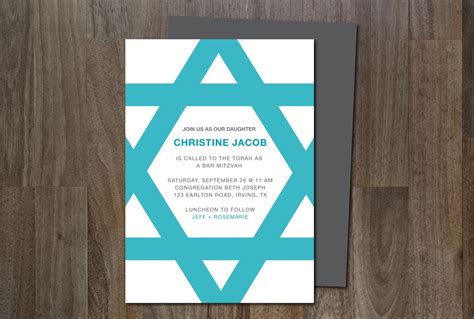 Image of Bar Mitzvah Invitation Templates Download