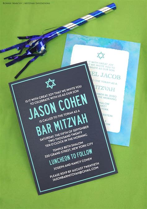 Bar Mitzvah Wording Ideas