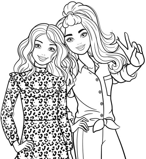 Barbie and Friends Coloring Pages