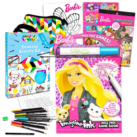 Barbie art coloring book