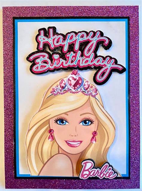 Barbie Career Birthday Card