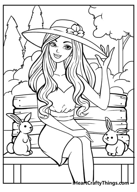 Barbie Career Line Coloring Page