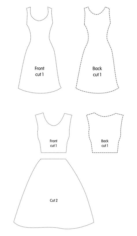 Image of DIY Barbie clothes designs