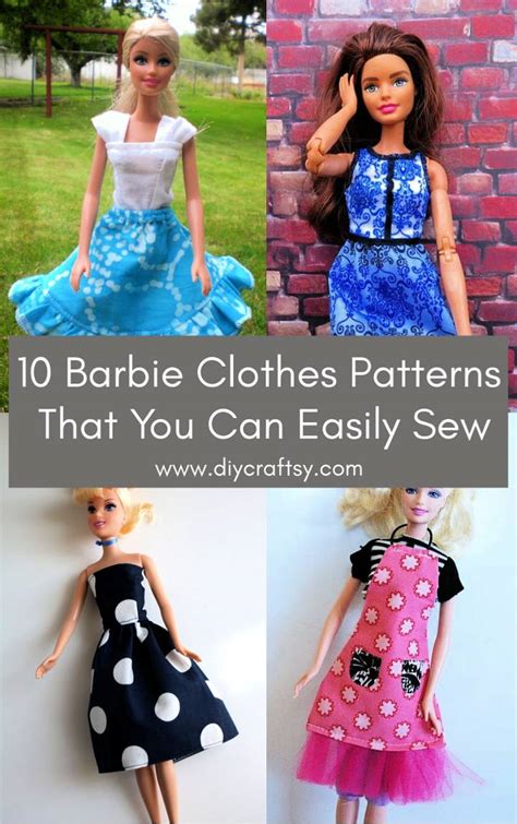 Barbie Clothes Patterns Gallery 10