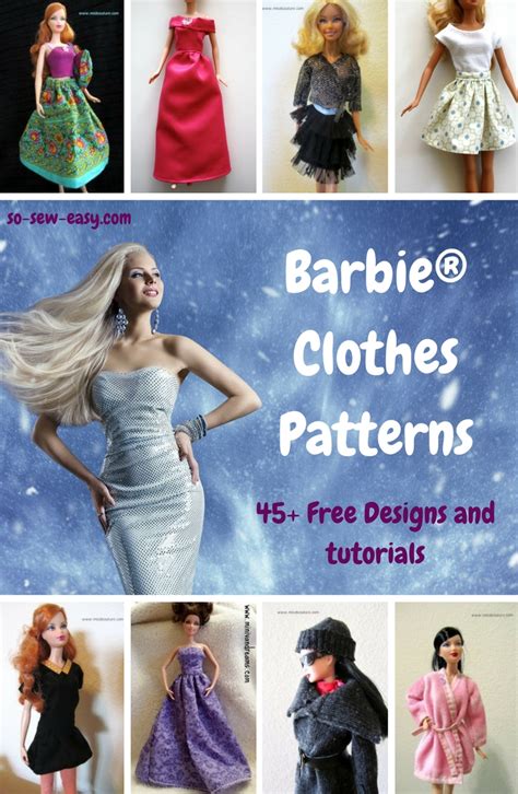 Barbie Clothes Patterns Image 1