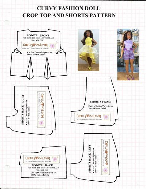 Barbie Clothes Patterns Image 5