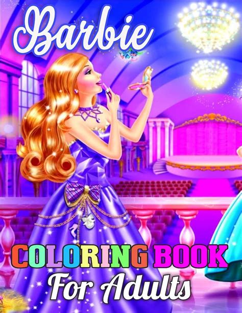 Barbie coloring book for adults