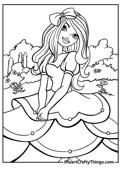 Barbie coloring pages for kids