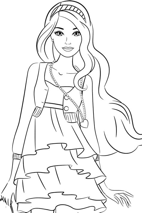 Barbie Coloring Sheet 10