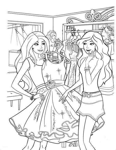 Barbie Coloring Sheet 2