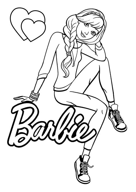 Barbie Coloring Sheet 5