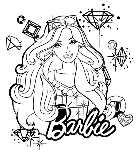 Barbie Coloring Sheet 6