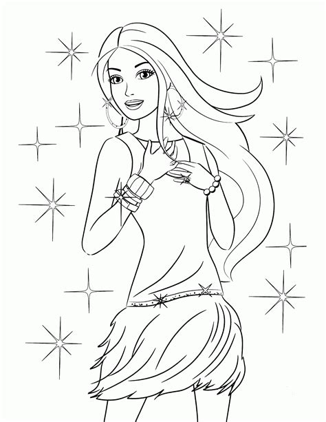 Barbie Coloring Sheet Gallery