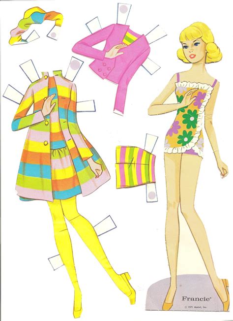 Barbie doll printable cards