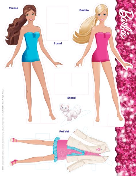 Barbie doll printables