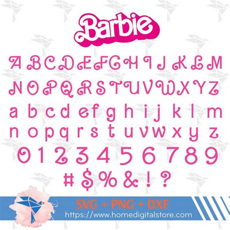 Barbie Font 6