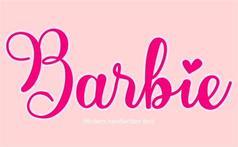 Barbie Font 8