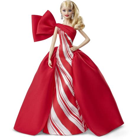 Barbie in a festive holiday dress