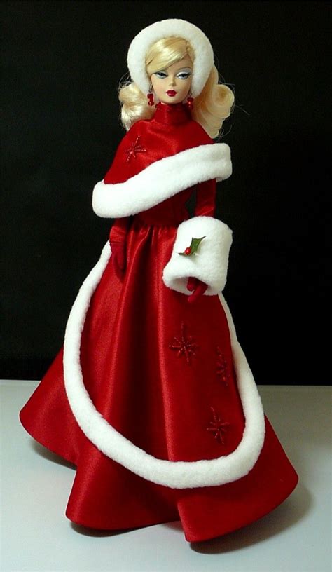 Barbie wearing a festive holiday outfit