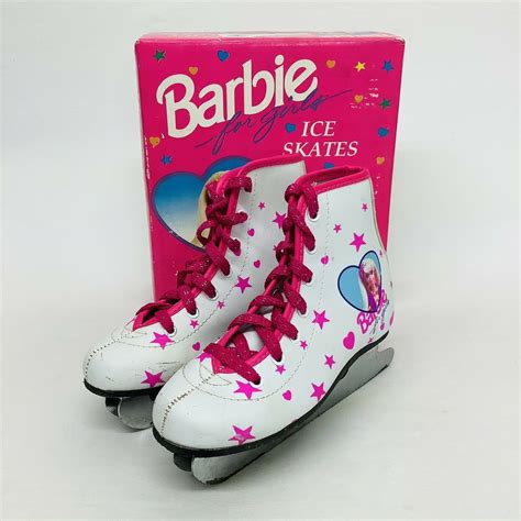 Barbie wearing ice skates