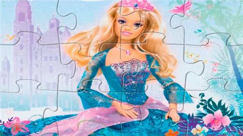 Barbie puzzles and games for kids